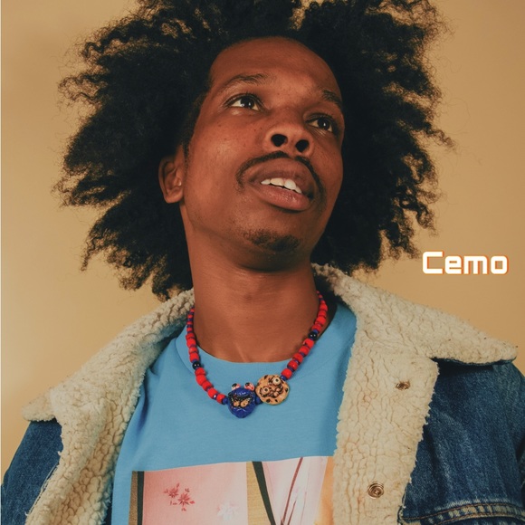 HANDMADE POLYMER CLAY COOKIE MONSTER NECKLACE - Picture 2 of 6